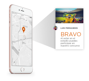 Geolocalización para ampliar el alcance de un evento
