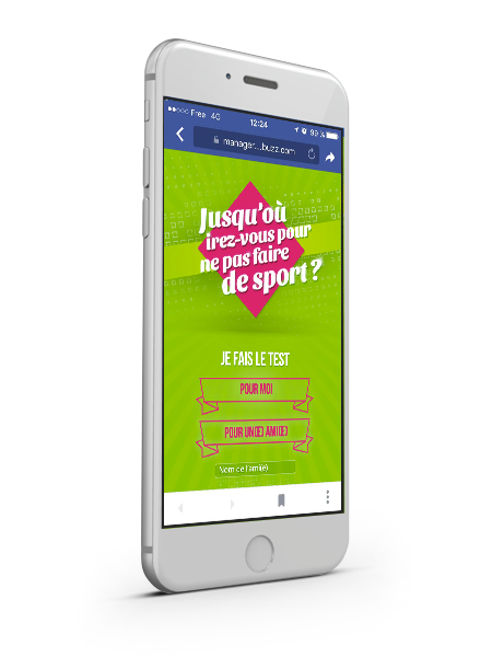 Application Facebook pour Keep cool