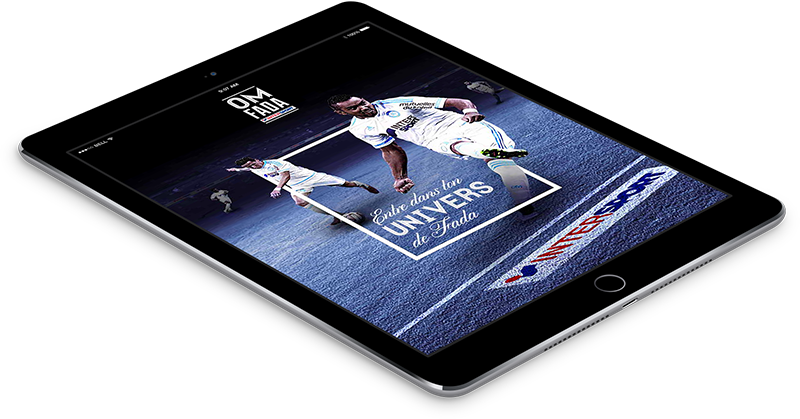 Application Facebook pour intersport et OM fada
