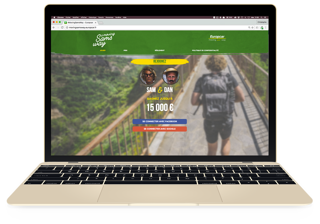 Application Facebook Europcar